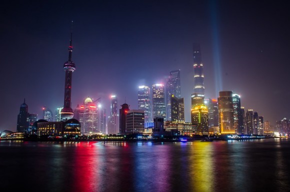 Shanghai Skyline Night